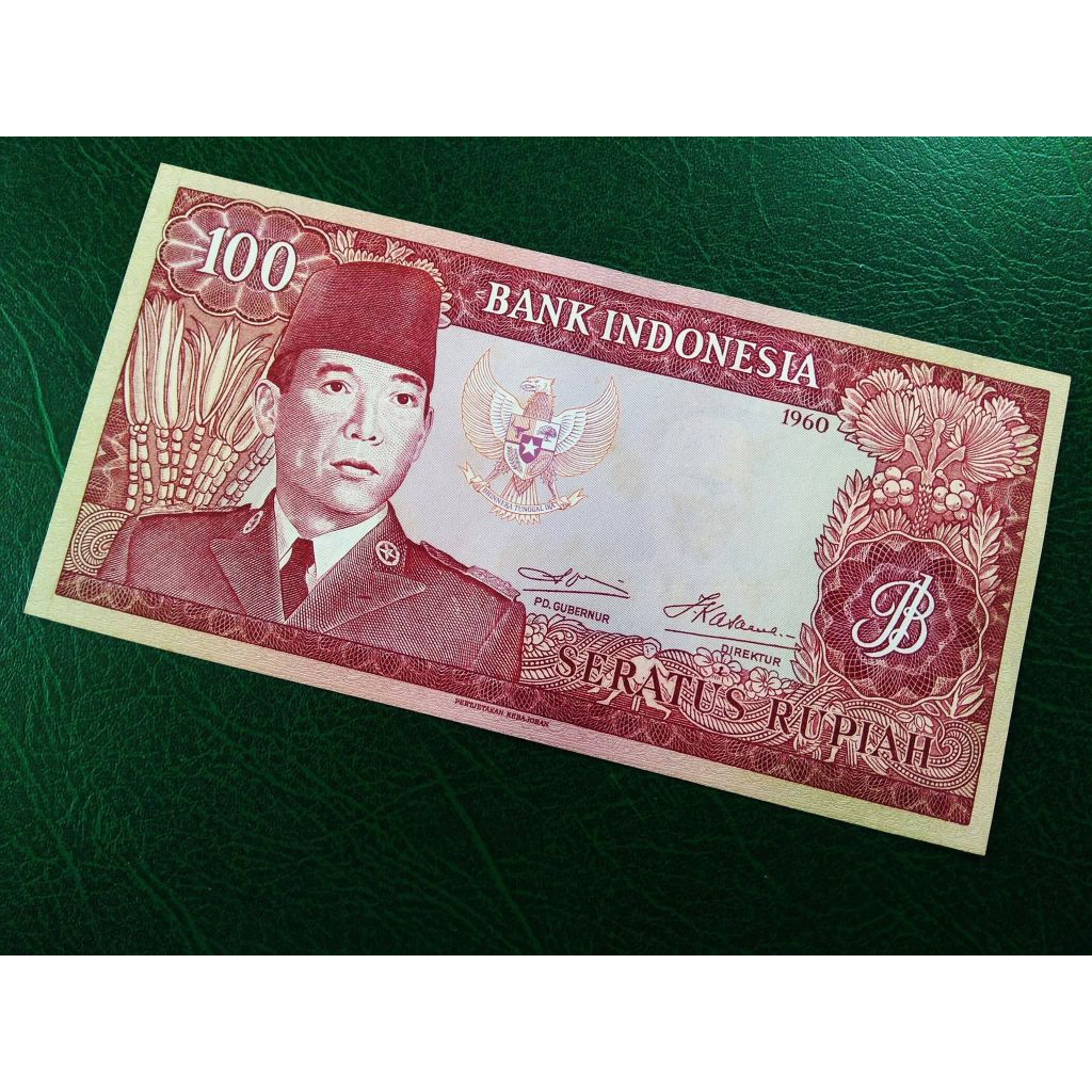 Uang Kuno 100 Rupiah Soekarno th.1960 Gress