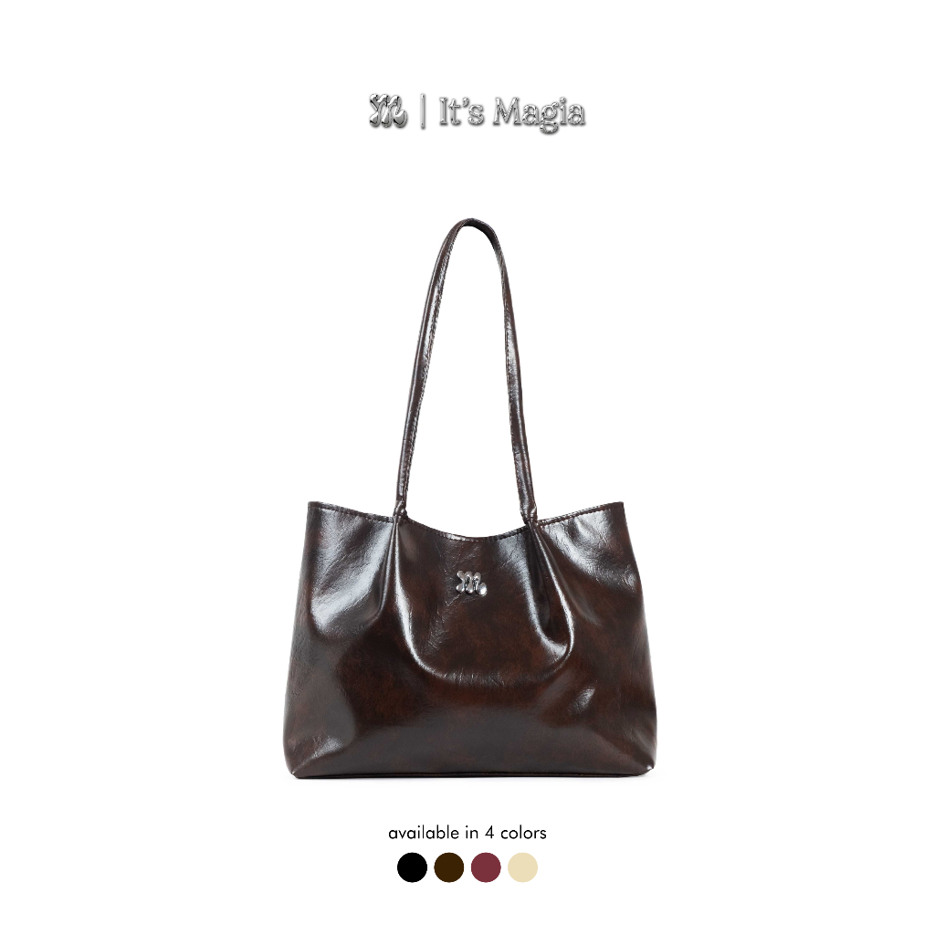 MAGIA Sonya Bag Brownies Leather Totebag