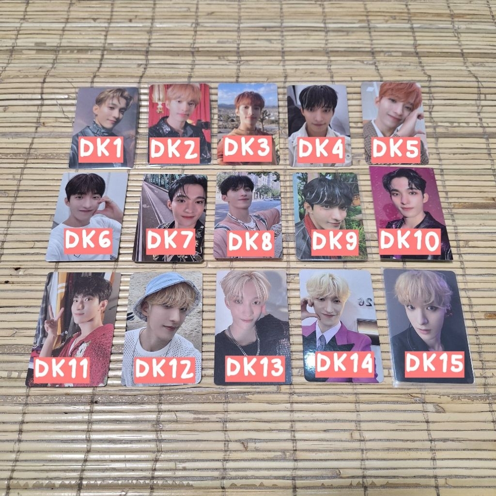 Seventeen DK Dokyeom Lucky Draw / POB / Benefit / Album Photocards