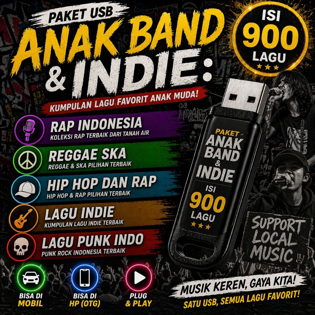 0F USB Memory Stick untuk Home Theater & Speaker Aktif