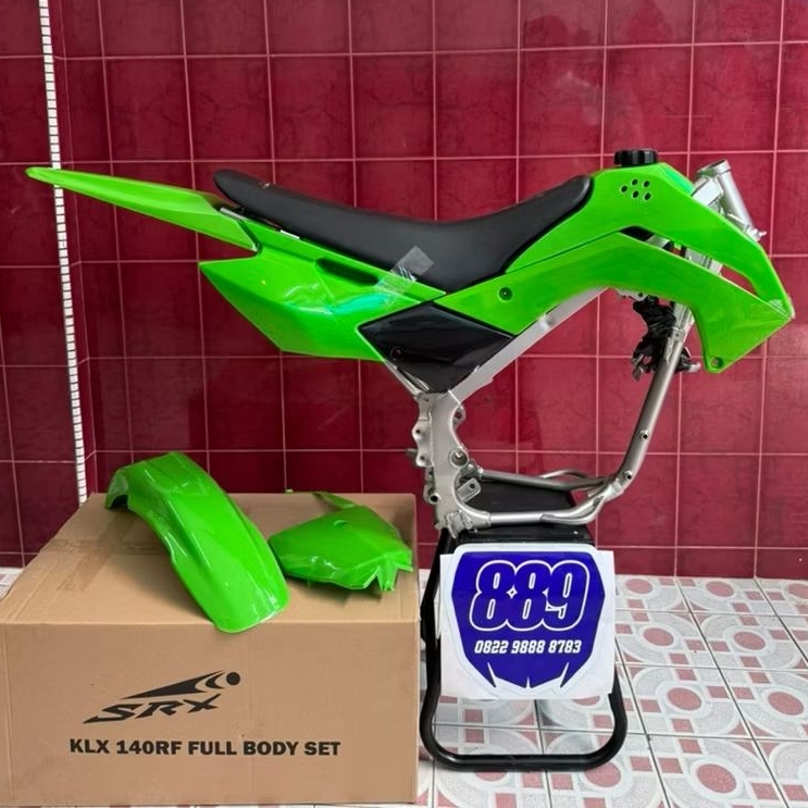 Rangka klx 140 +body set klx 140 srx