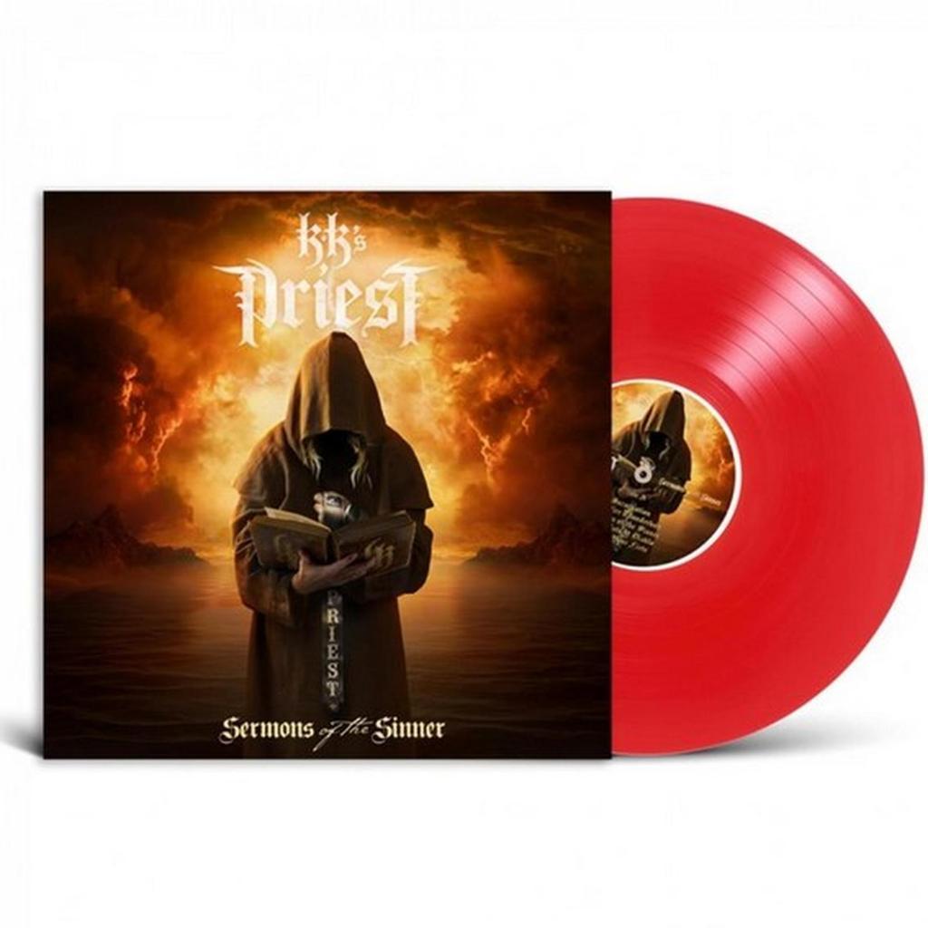 VINYL - KK'S PRIEST - SERMONS OF THE SINNER (THUNDERBOLT RED VINYL)