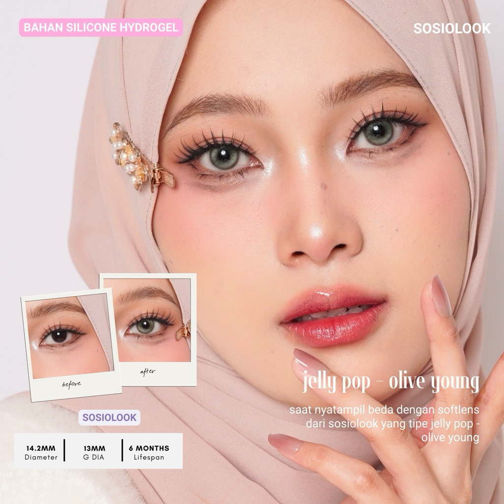 Sosiolook - Jelly Pop Olive Young - Softlens Korea