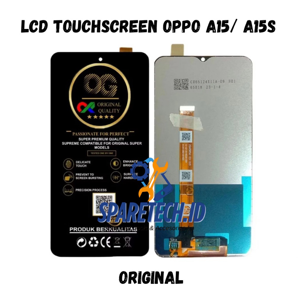 Lcd Oppo A15 / A15s Original OG Super / Lcd Touchscreen Oppo A15/ A15s