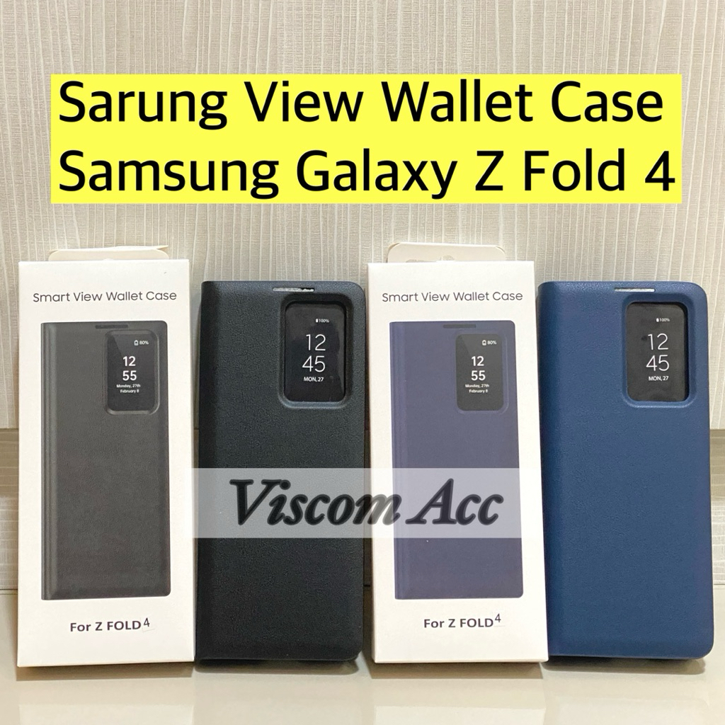 case Z Fold 4 || Smart View Wallet Case Samsung Galaxy Z Fold 4 / Flip cover Samsung Z Fold 4 / Leat