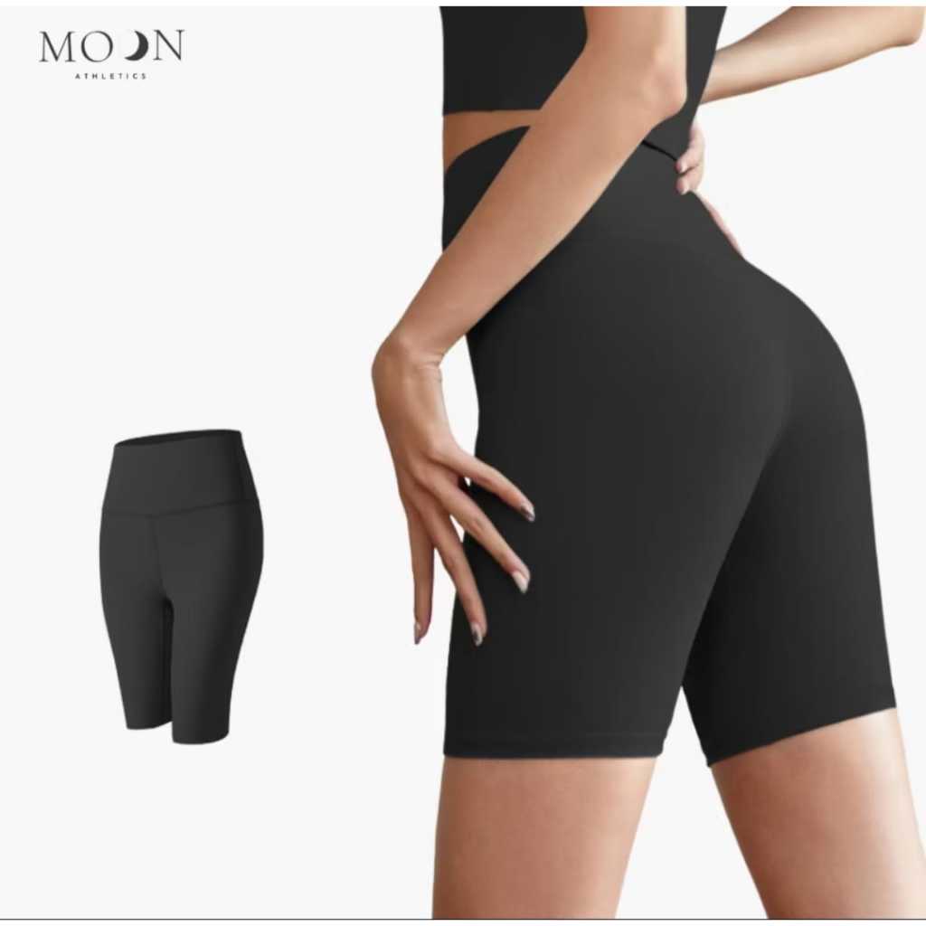 Leging Premium Tebal Hot Pants Mini Rayie Celana Legging Senam Leging Sport Legging Gym Wanita Leggi
