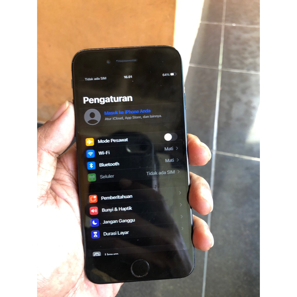 mesin iphone 7 128gb ibox pa/a