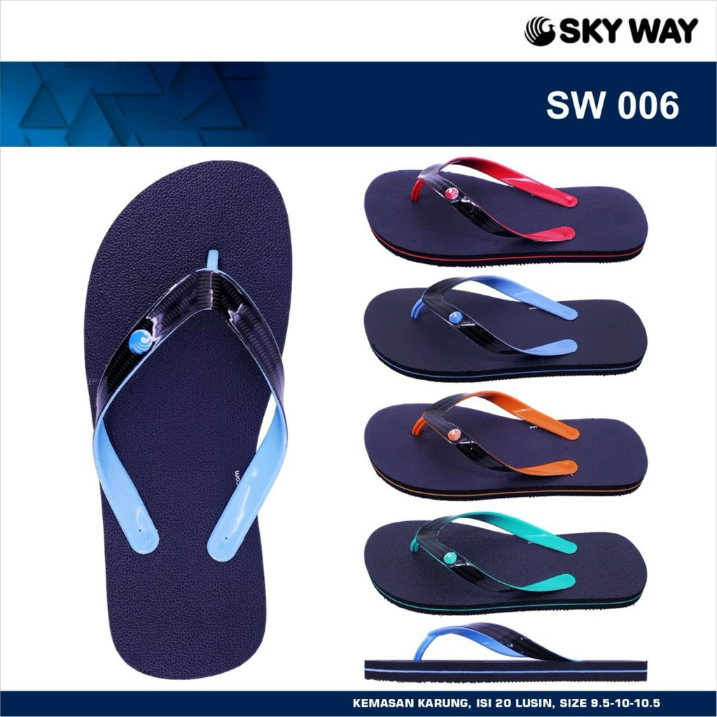 Ecer / Grosir Sandal Jepit Sky Way 005 dewasa pria wanita sandal jepit 5 lubang