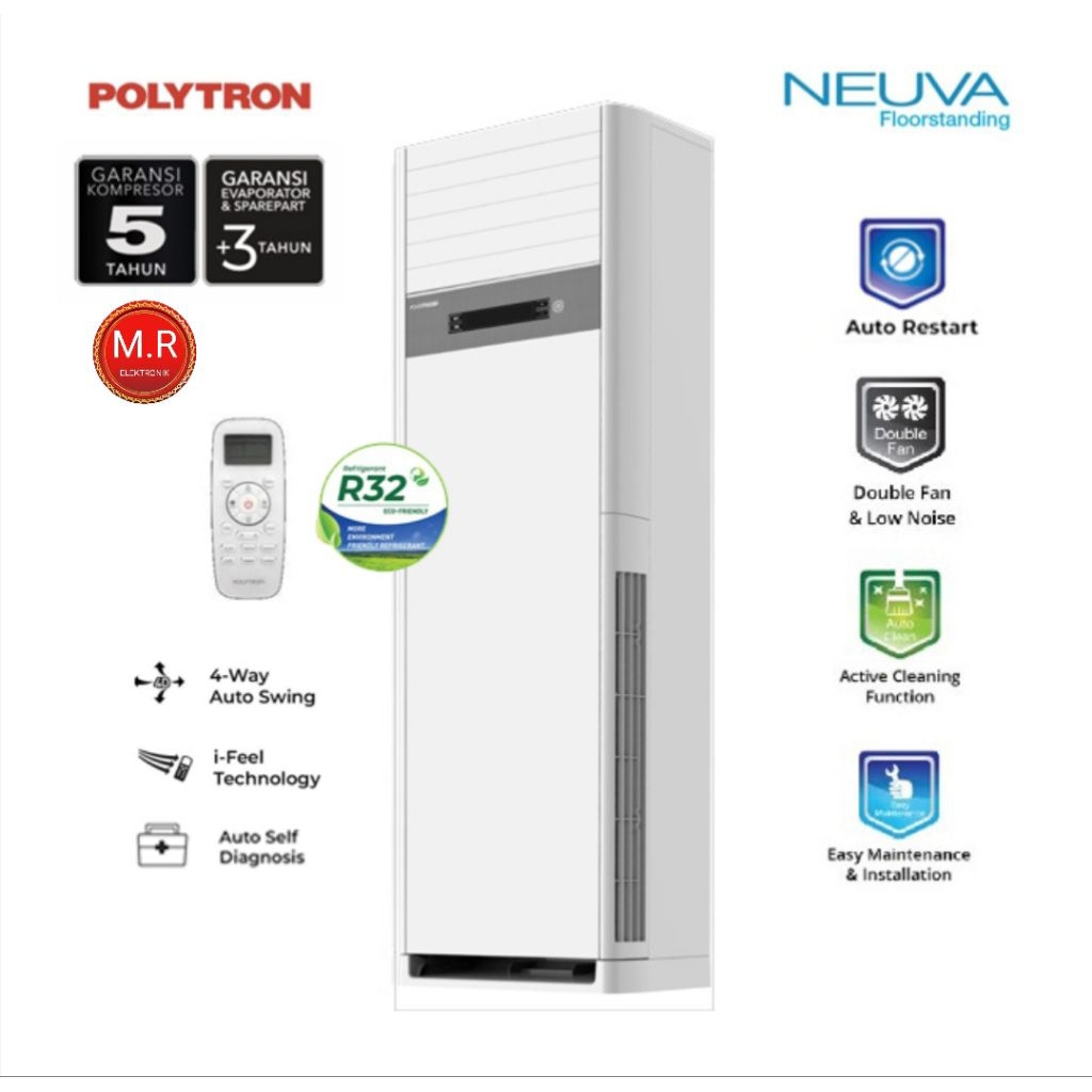 AC POLYTRON FLOOR STANDING 2 PK PSF-2132 NEUVA ICE