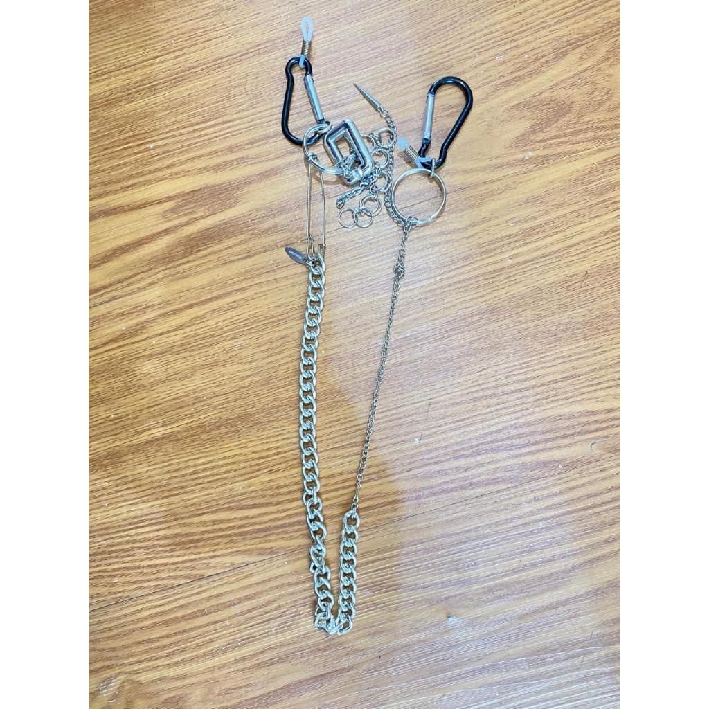 [PRELOVED] Glasses Chain Silver Y2K / Rantai Kacamata Aesthetic