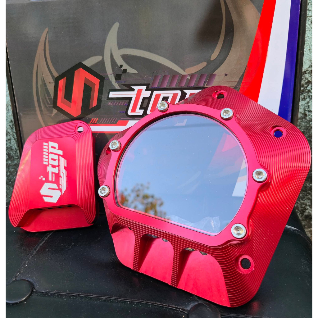 Cover Tutup Bak CVT Transparan Semspeed Yamaha Nmax Aerox New 2020 Full CNC