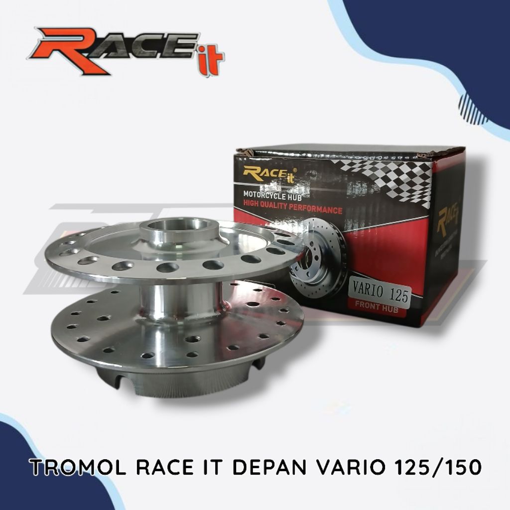 Tromol Race It Krom Tromol Depan Vario 125 Old Vario 150 Led Old  Beat Scoopy Race it