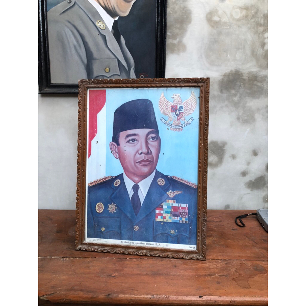 Pajangan poster lawas ir.Soekarno