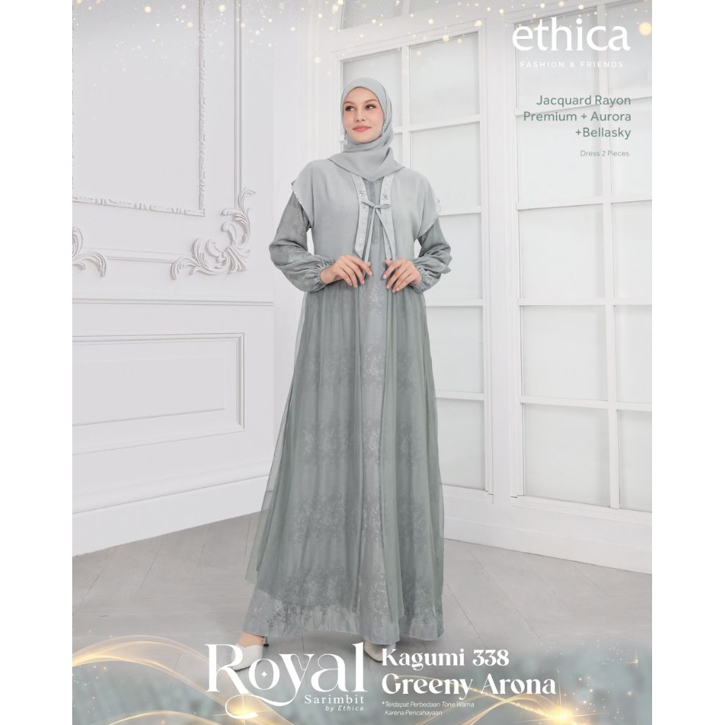 KAGUMI 338 GREENY ARONA, GAMIS ETHICA PROMO, GAMIS ETHICA CANTIK