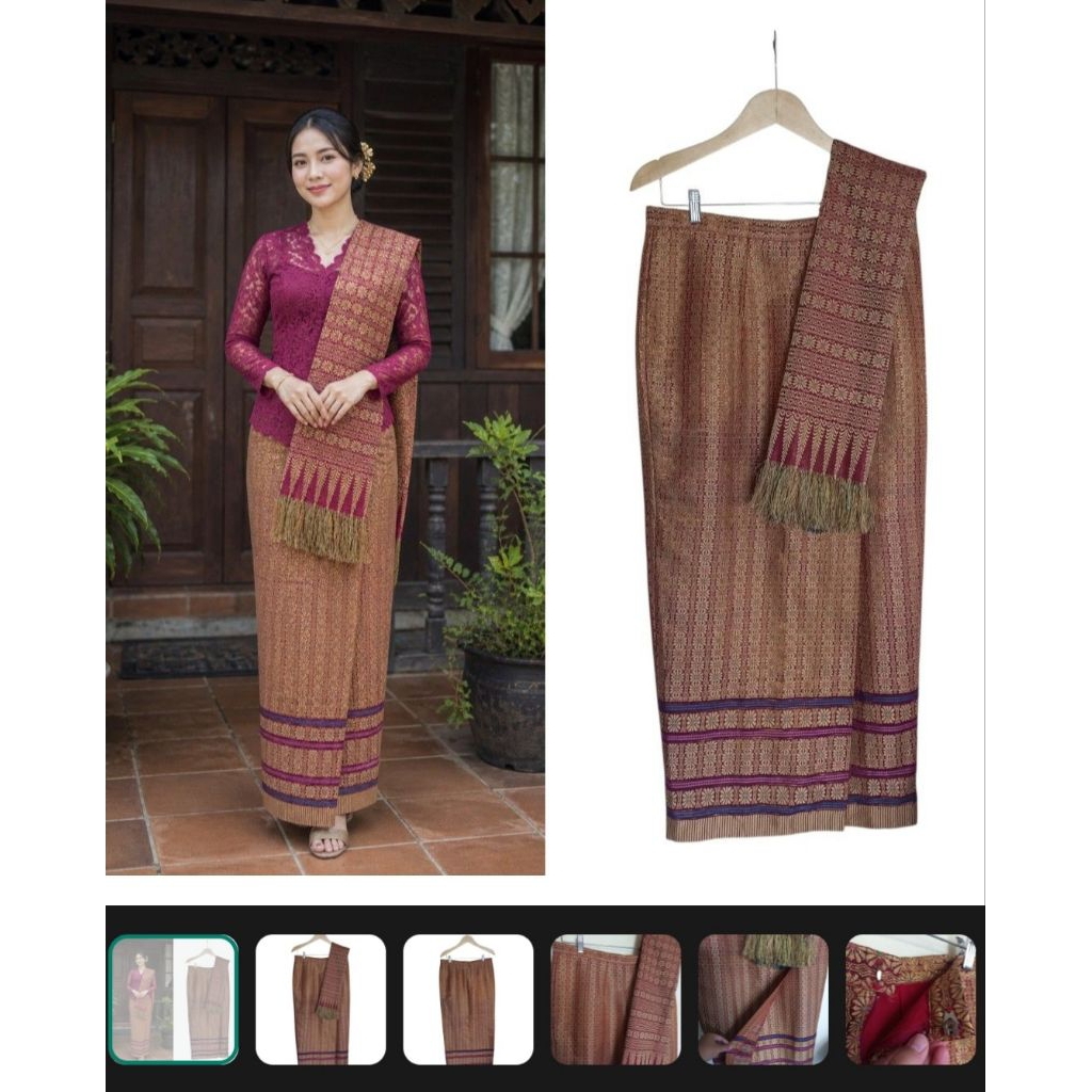 Rok Songket Kebaya Dan Selendang XL