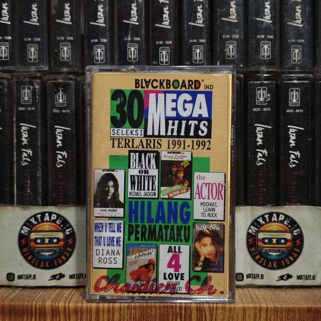 Kaset - 30 Mega Hits Seleksi Terlaris 1991-1992 - Kompilasi Indonesia - Barat - Michael Jackson, Mic