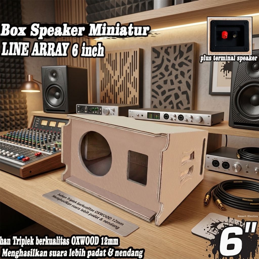 Box Speaker Miniatur Line Array 6 INCH