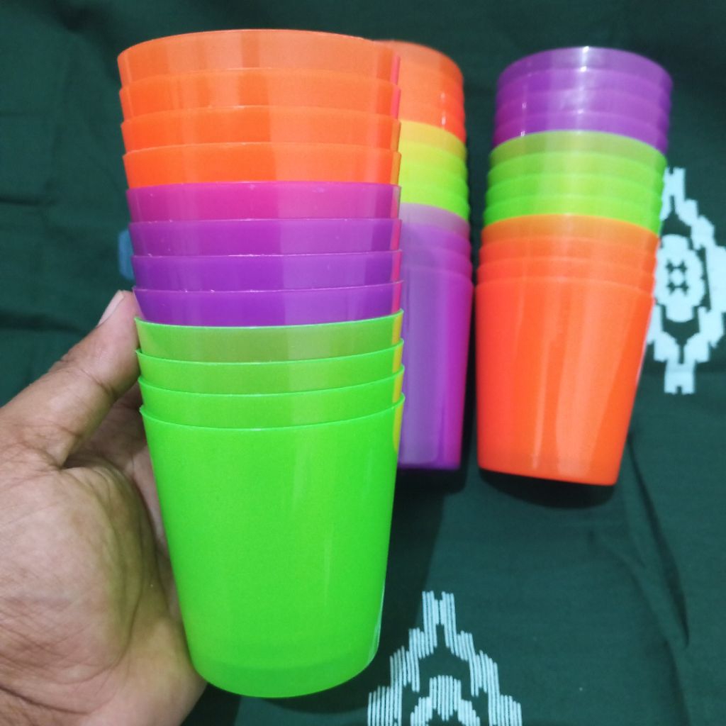 1 Lusin Gelas jamu gelas plastik gelas kopi