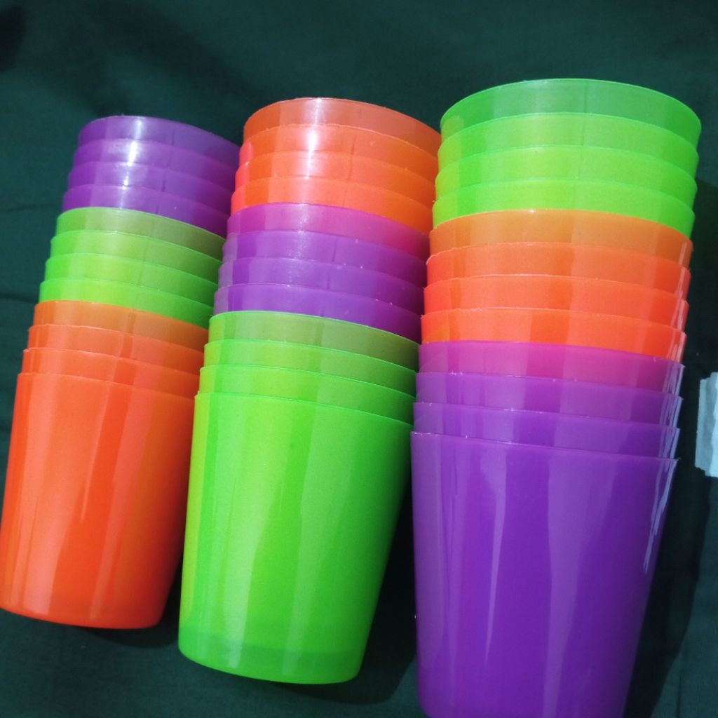 1 Lusin Gelas plastik gelas jamu gelas kopi
