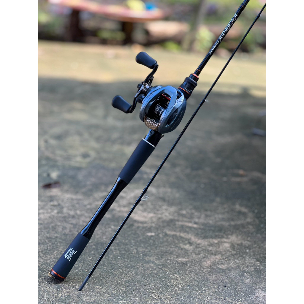 Satu set bc zorro blade clicker & joran zorro adrena medium carbon solid fuji