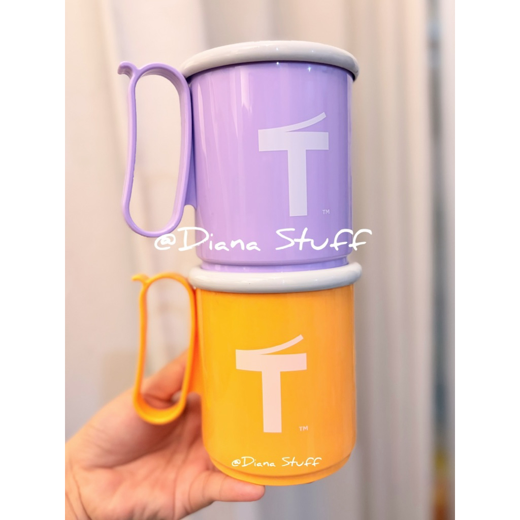 Jumbo mug tupperware new dengan tutup
