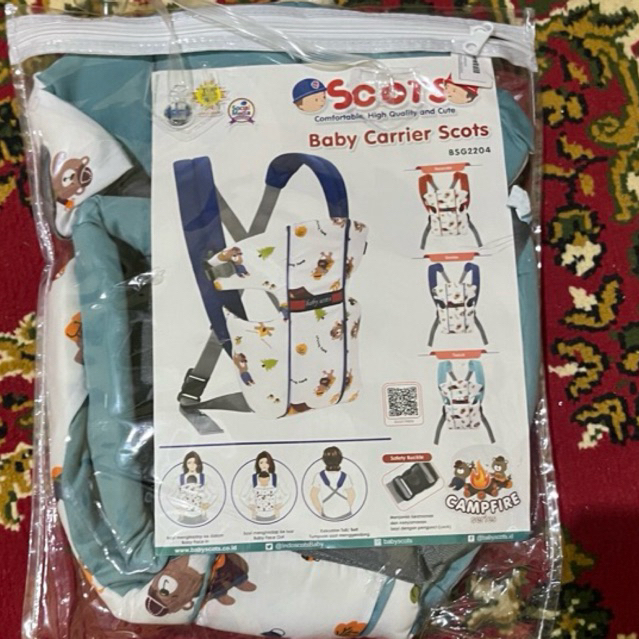 Gendongan bayi M-Shape scots baby