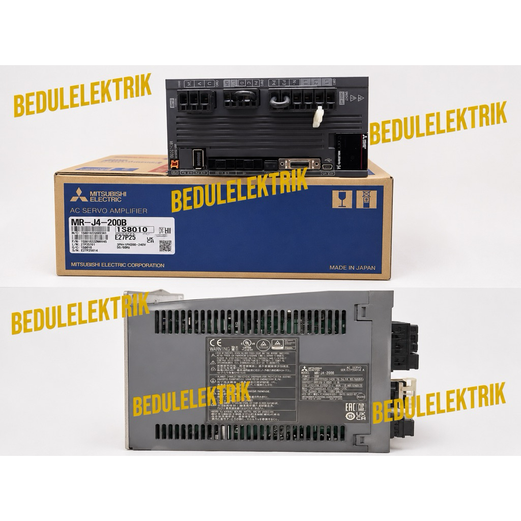 Mitsubishi AC servo amplifier MR-J4-200B