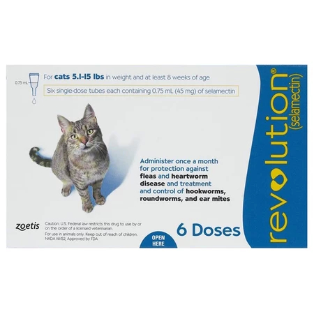 Revolution  Cat Obat Tetes Kutu Kucing Dewasa Revolution 1 Tube