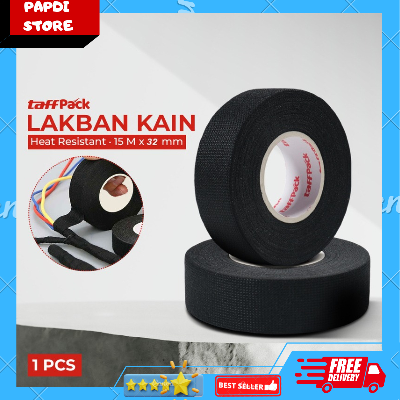 Lakban Pembungkus Pita Perekat Kain Tahan Panas