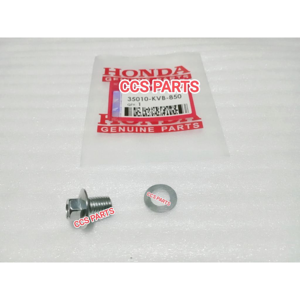 BAUT OLI BAWAH TUTUP OLI + RING ALUMINIUM VARIO 125 VARIO 150 BEST PRODUK KUALITAS ORIGINAL