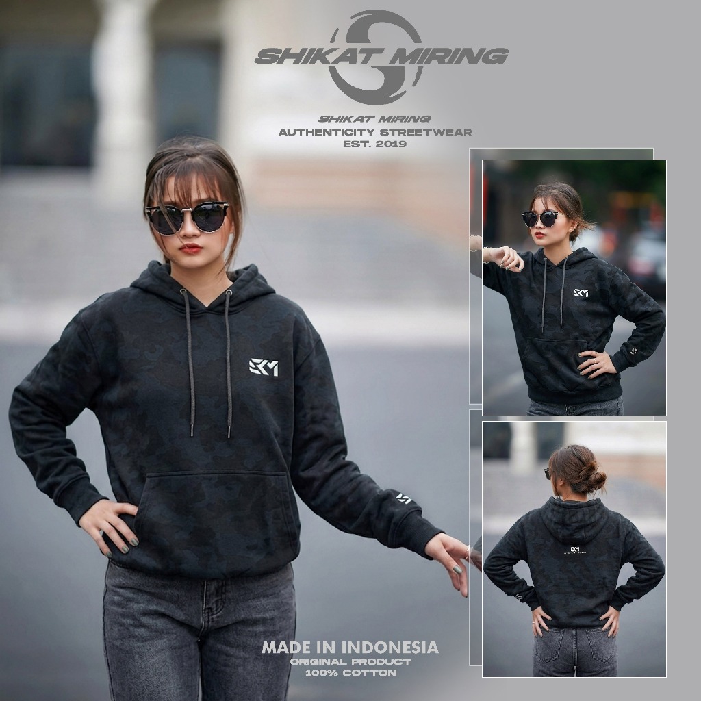 Shikat Miring Hoodie Camo GID