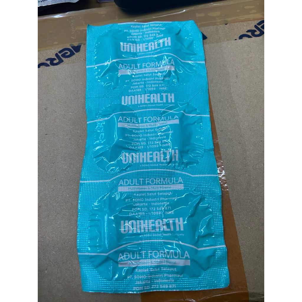Unihealth//Adult formula perstrip isi 6kaplet