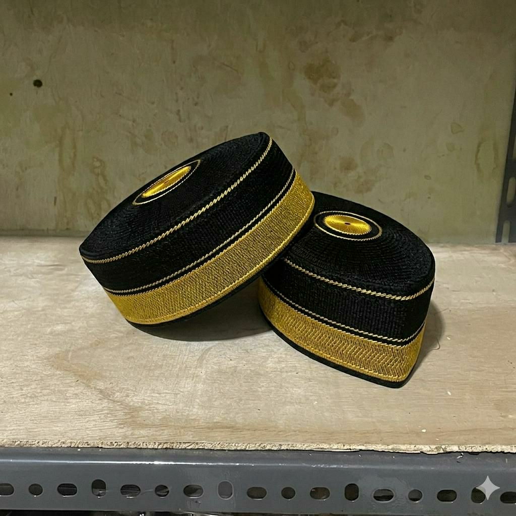 Peci Recca / Peci Reca khas Bugis Bone - Gold