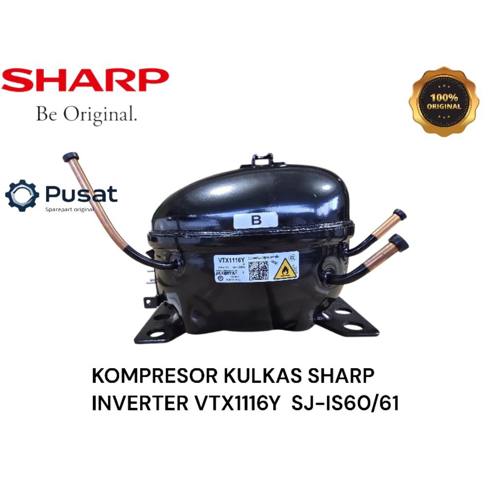 KOMPRESOR KULKAS SHARP  INVERTER VTX1116Y NEW ORIGINAL
