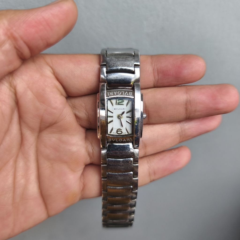 JAM TANGAN BVLGARI RETTANGOLO VINTAGE BEKAS SECOND