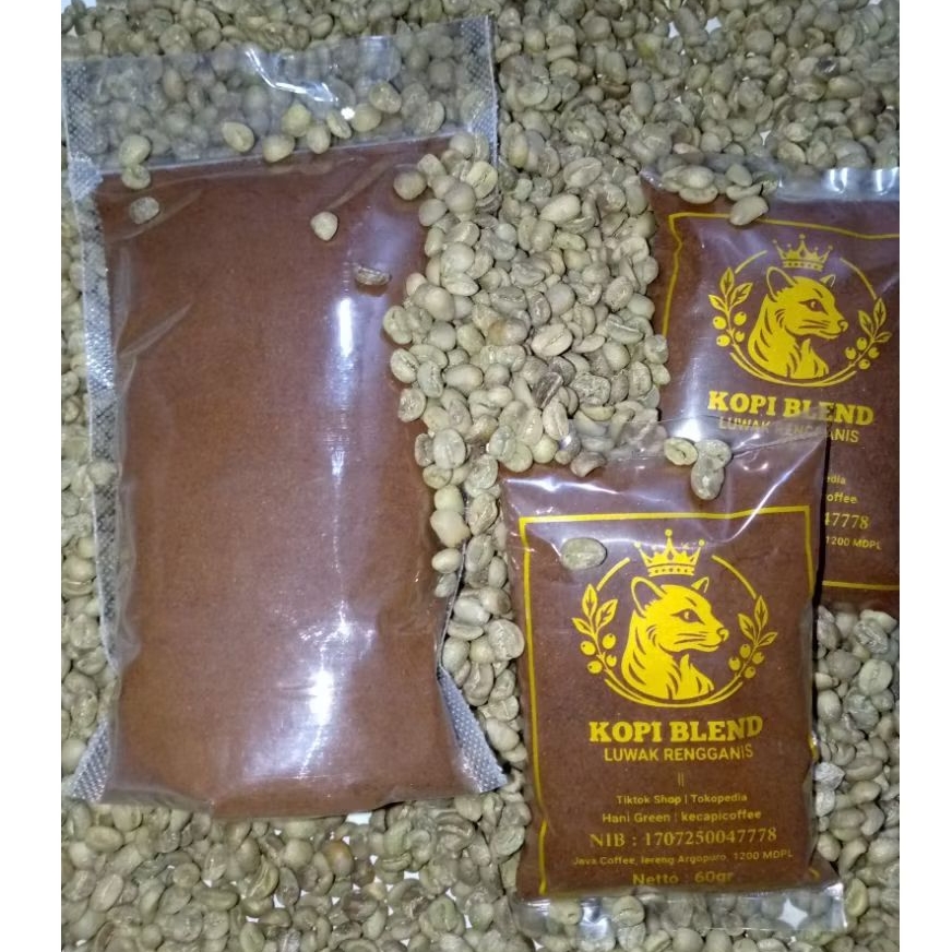 TERMURAH Kopi Bubuk kemasan 100 Gram & 500 Gram 100% dari biji kopi - Blend kopi Arabika Robusta dar