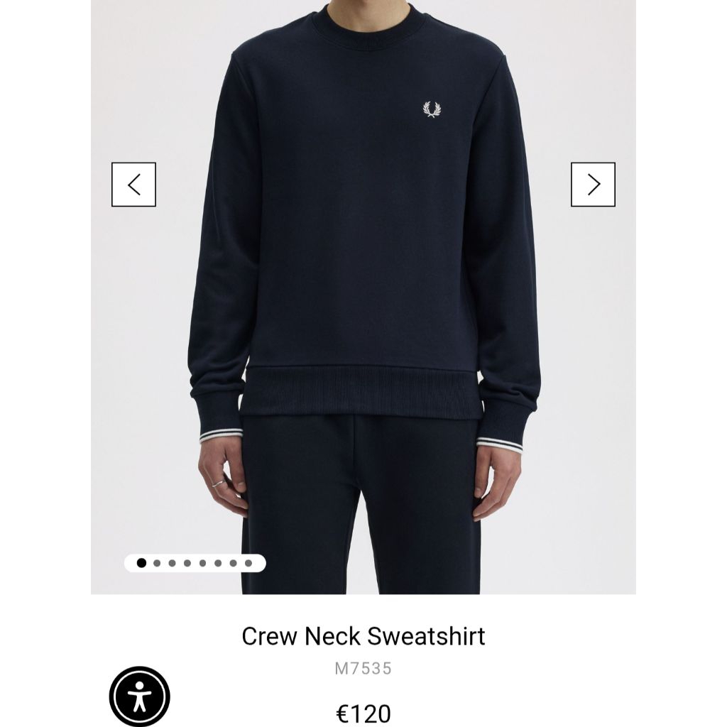 Crewneck Sweatshirt Fred Perry