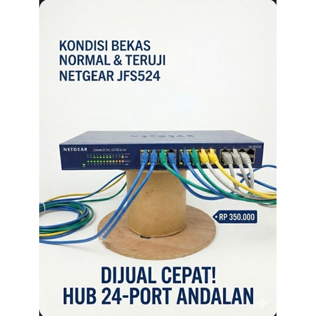 Swith Hub 24 Port NETGEAR JFS524