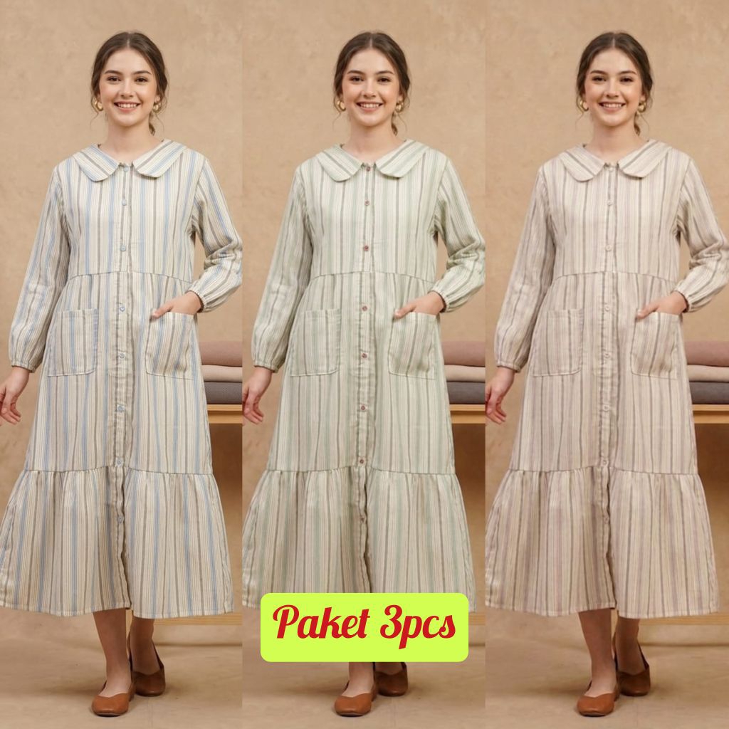 promo hemat paket spesial MIDI dress, gamis, set Rok, setelan celana,MIDI dress, gamis ,set Rok, set