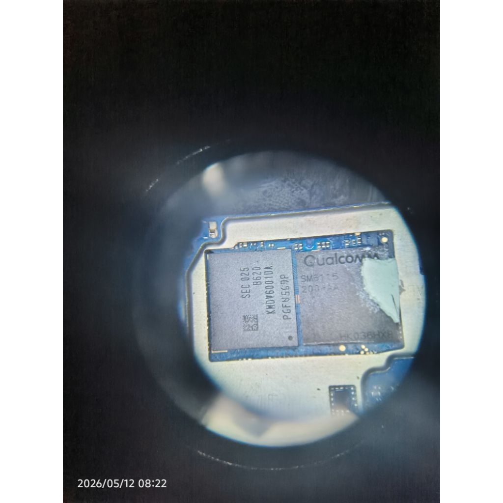 Bahan congkelan IC CPU SM6115 200-AA + Emmc KMDV6001DA