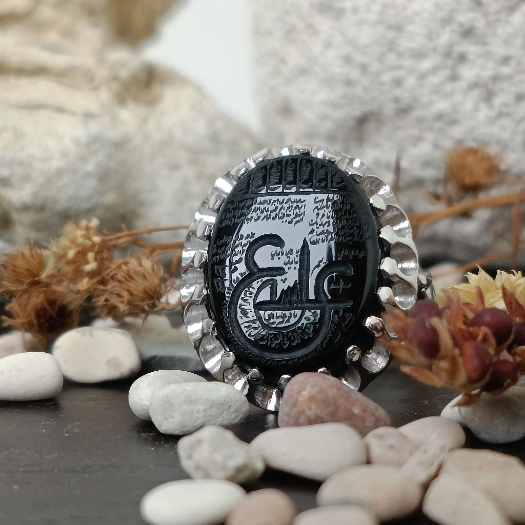CINCIN YAMAN MULKIY HABASIY TIDAK TEMBUS  UKIRAN HANDMADE Hiriz Ainu Ali