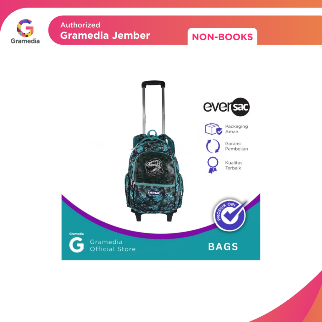 EVERSAC TROLLEY BACKPACK DINO