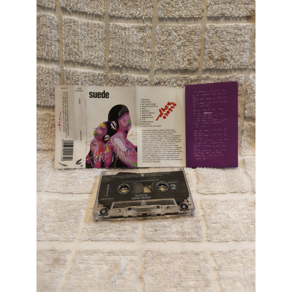 SUEDE HEAD MUSIC KASET PITA