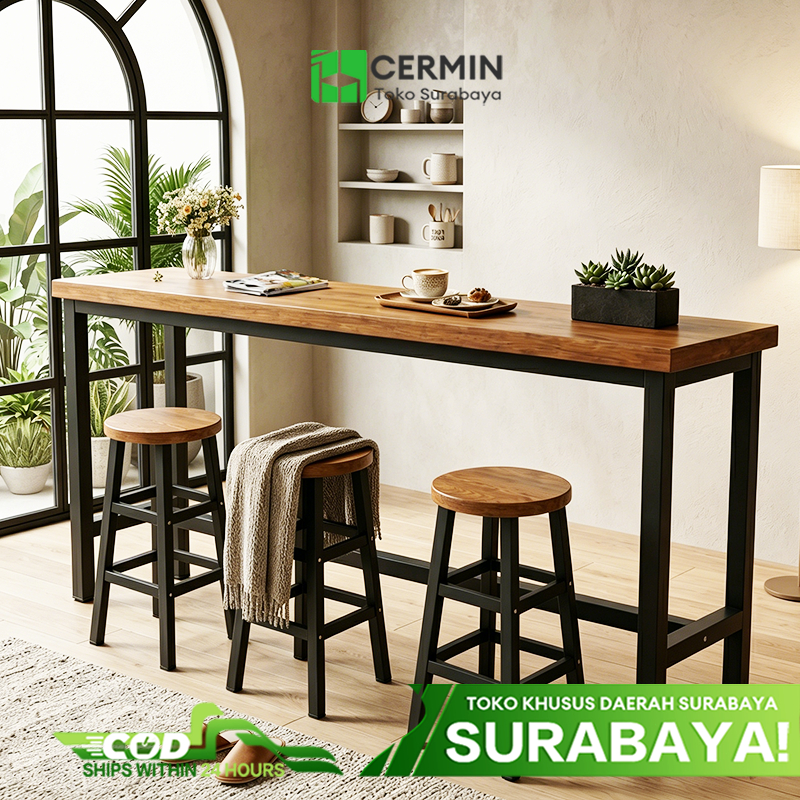 Pengiriman Dari Surabaya---Meja Bar Meja Panjang Meja Barista Meja Mini Bar Informa Meja Kopi Meja M