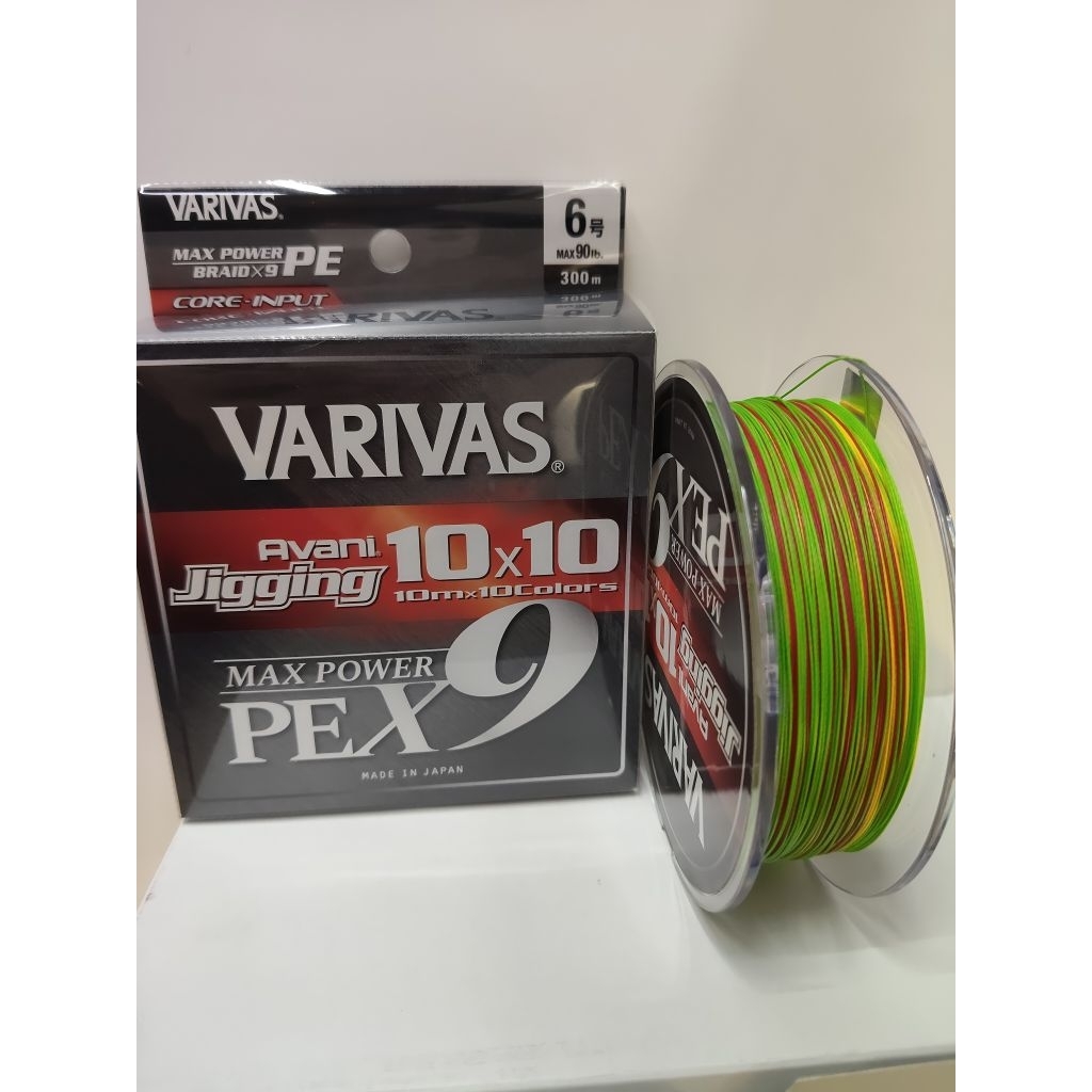 SENAR VARIVAS AVANI JIGING X9 PE 6/300M PE PREMIUM MADE IN JAPAN