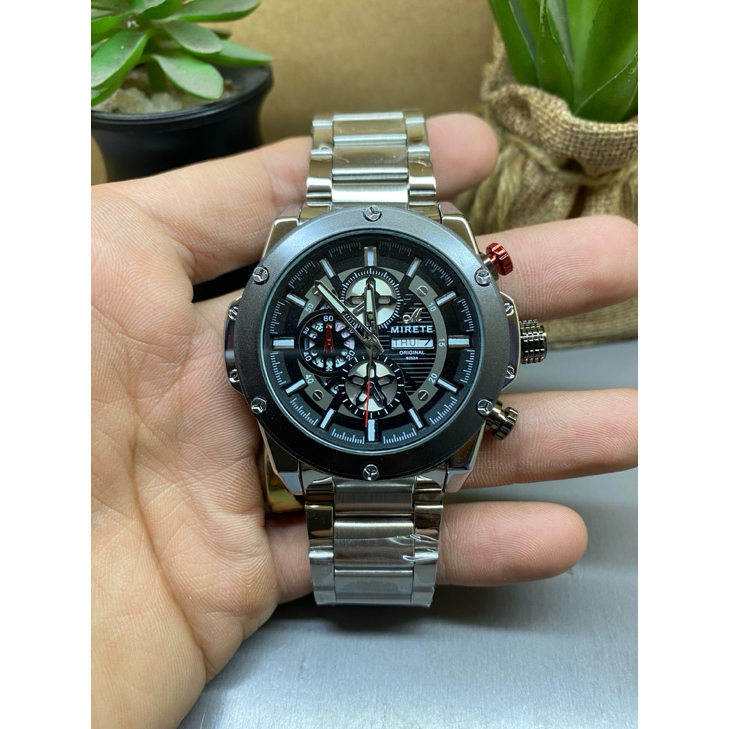 JAM TANGAN PRIA MIRETE SPORT 9282 ORIGINAL