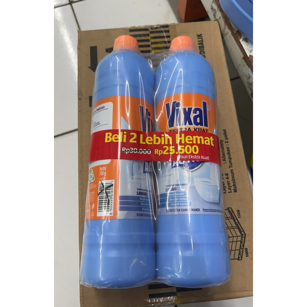 (DAPAT 2)Pembersih WC Vixal 700 ml - Efektif, Praktis, Aman untuk Kamar Mandi