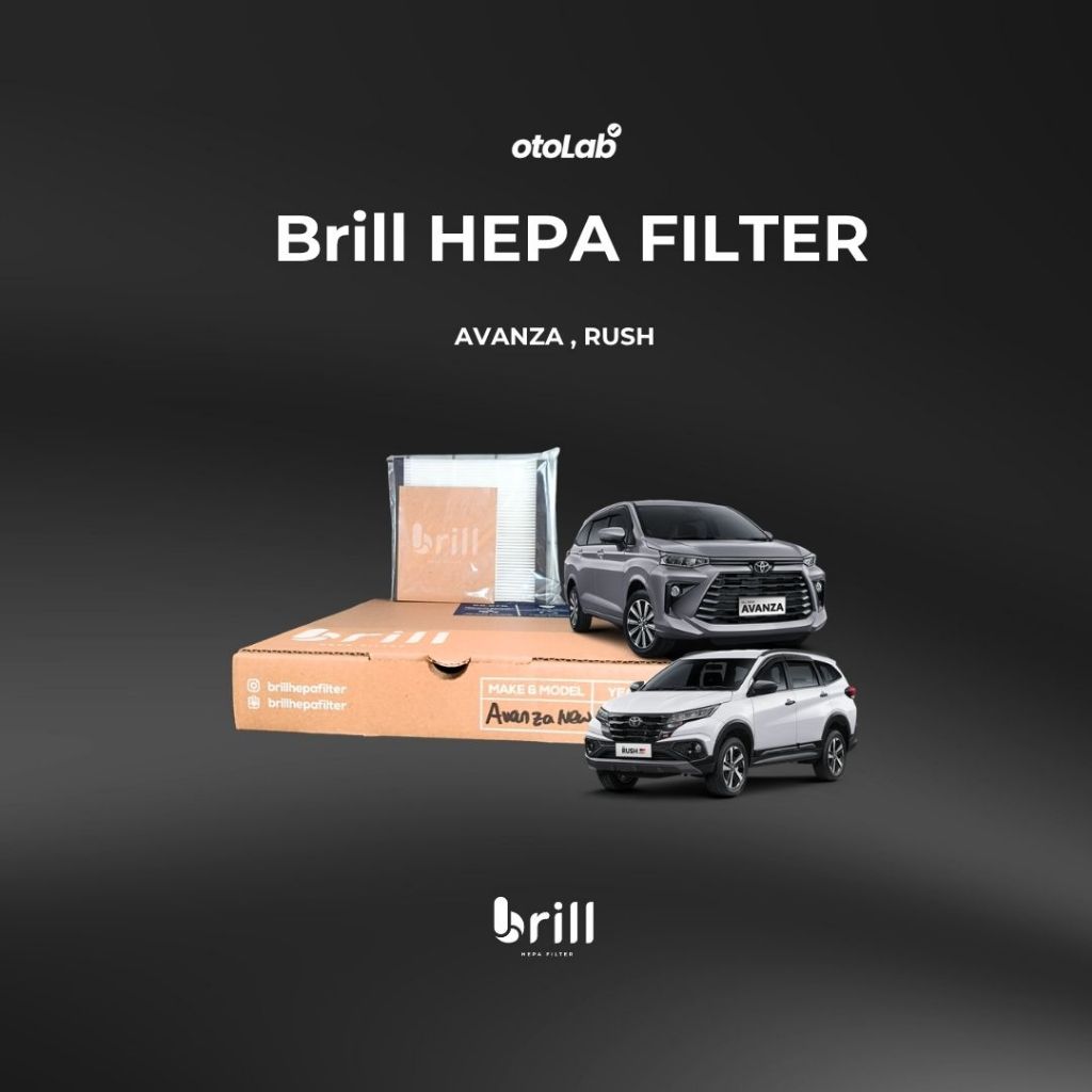 Brill HEPA Filter - TOYOTA AVANZA , RUSH - Filter AC Mobil