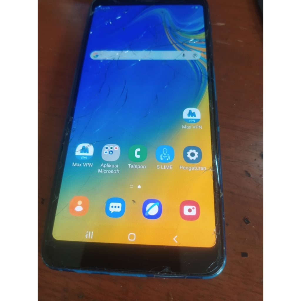 LCD SAMSUNG A7 2018 ORIGINAL BEKAS