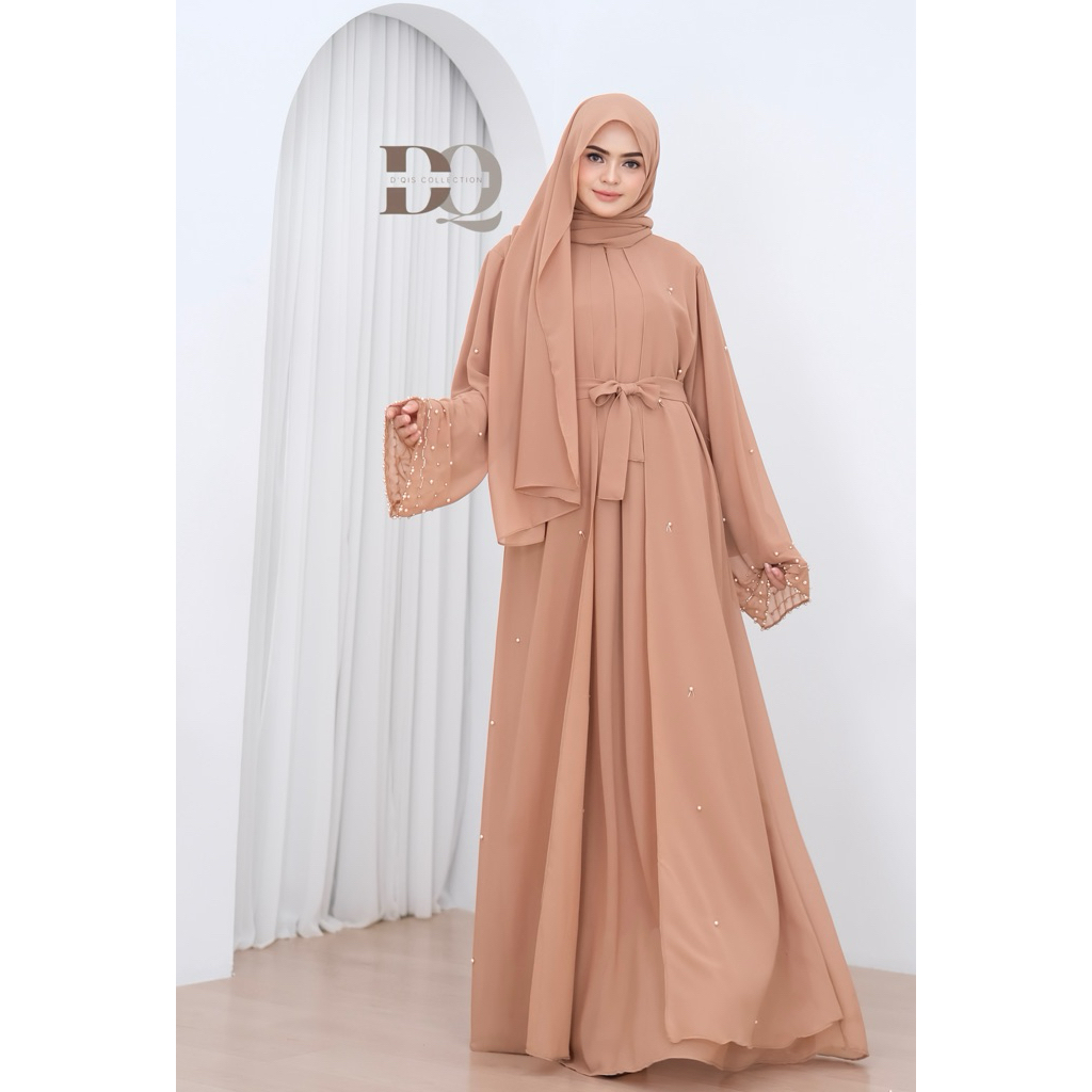 Gamis Abaya Dubai Premium Wanita Muslimah Syari Jumbo Kekinian
